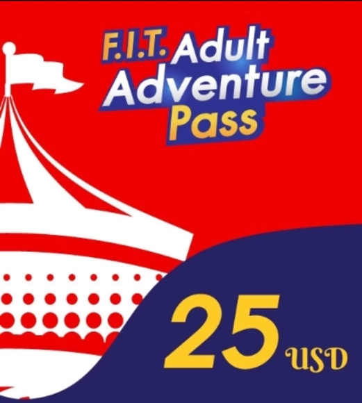 FIT Adult Adventure Pass . For online purchase at least 2 days in advance.